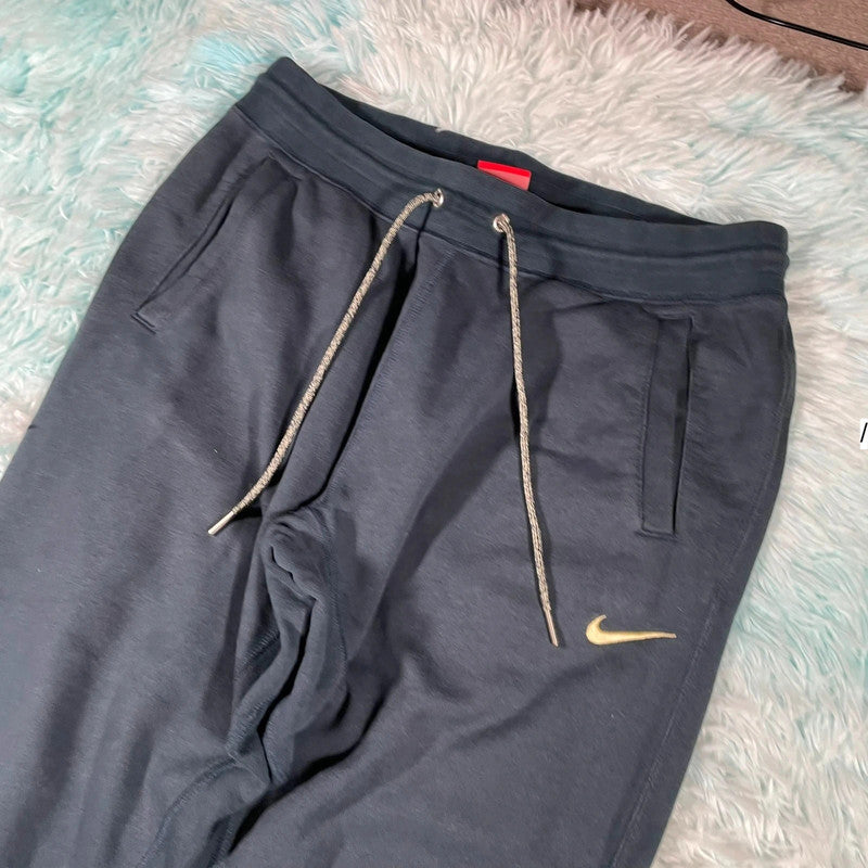 Navy Nike Jogging Bottoms - Large