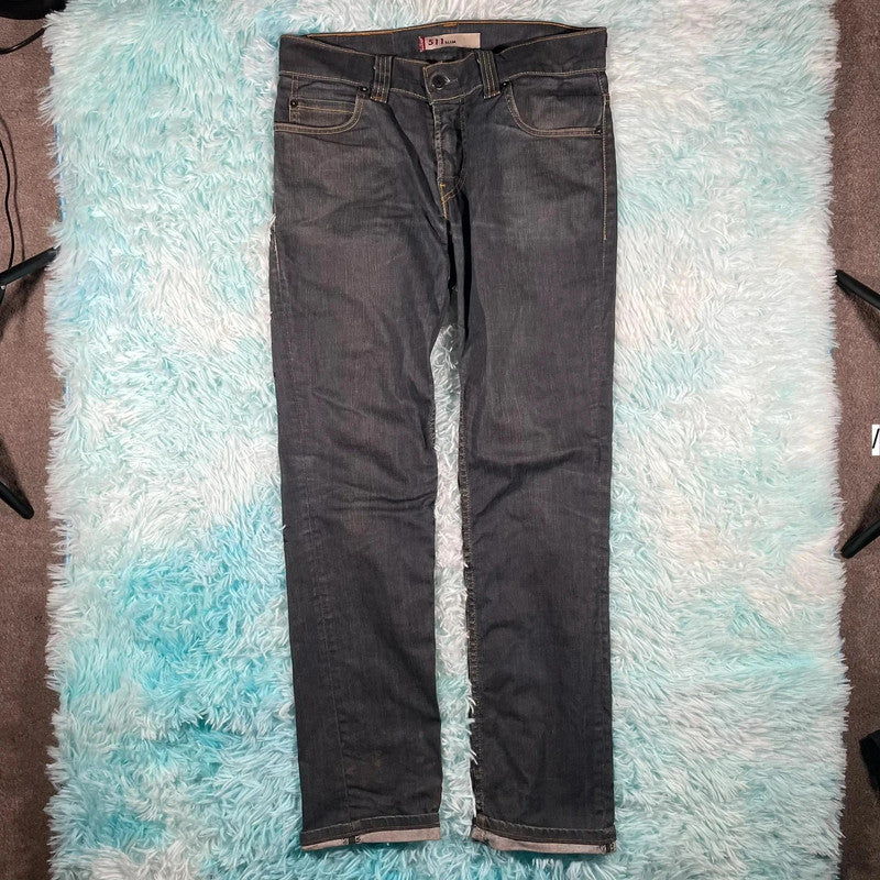 Vintage 00s Levi’s 511 Jeans Slim Fit - 32W 34L