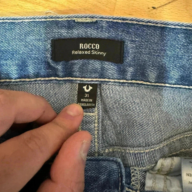 Vintage True Religion Jeans Relaxed Skinny Rocco - 31W