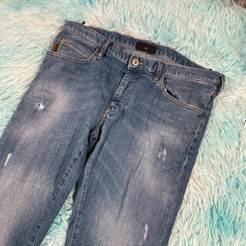 Blue Emporio Armani Jeans Skinny Jeans - 32W