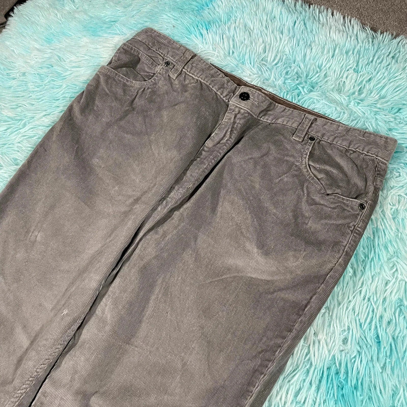 Grey Nike Corduroy Trousers Straight Leg Techinal 6.0 - W36