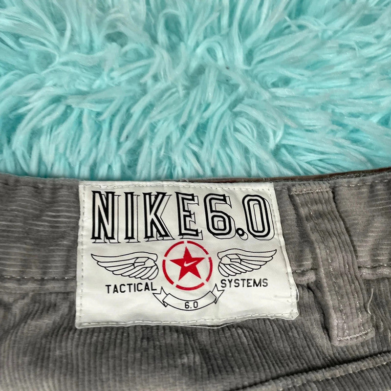 Grey Nike Corduroy Trousers Straight Leg Techinal 6.0 - W36