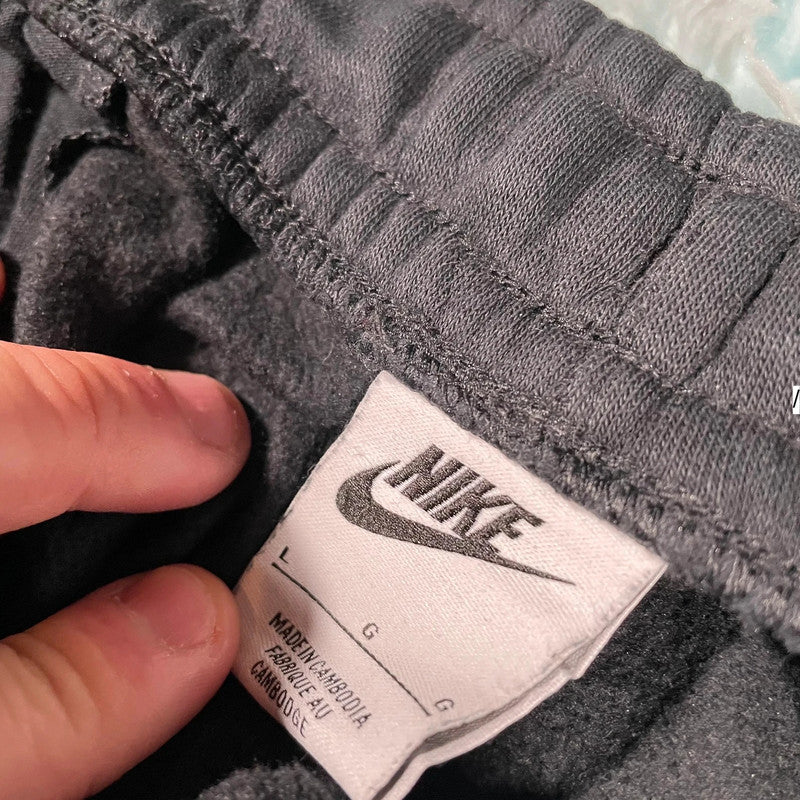 Black Nike Joggers Jogging Bottoms - Large