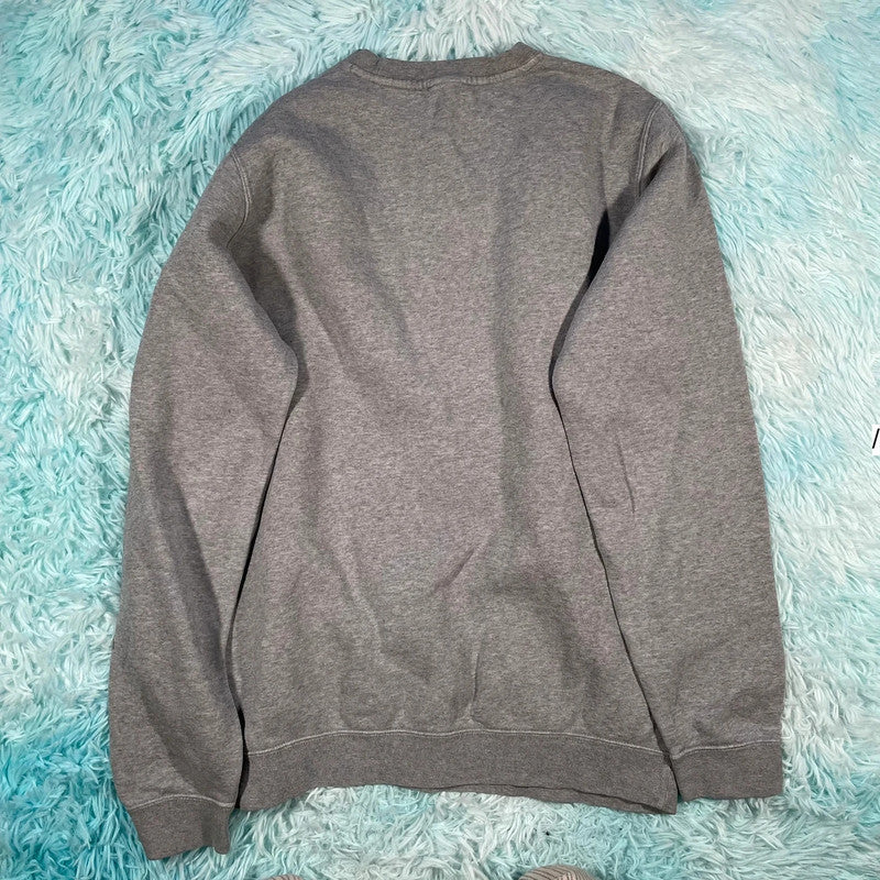 Grey Nike Sweatshirt Plain - Large