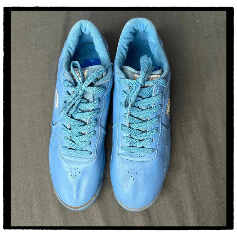 Deadstock 1980s 1986 Blue Nike Cheer Tennis Trainers - US10