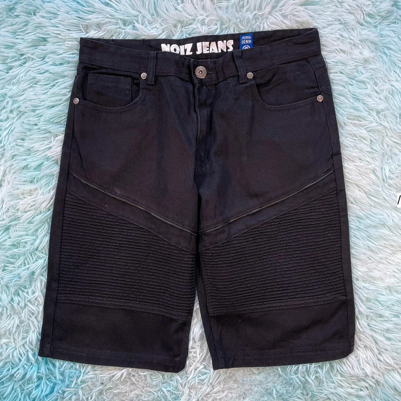 Black Denim Jean Shorts Jorts Noiz - 38W