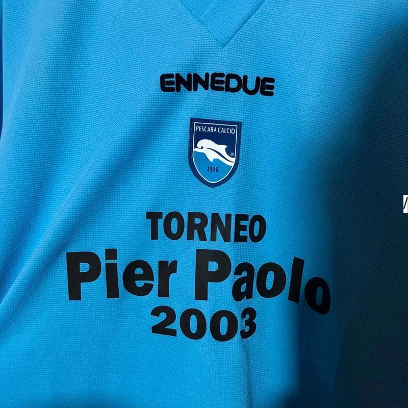 Vintage Pescara Football Shirt 2003 Training Top Ennedue - XL