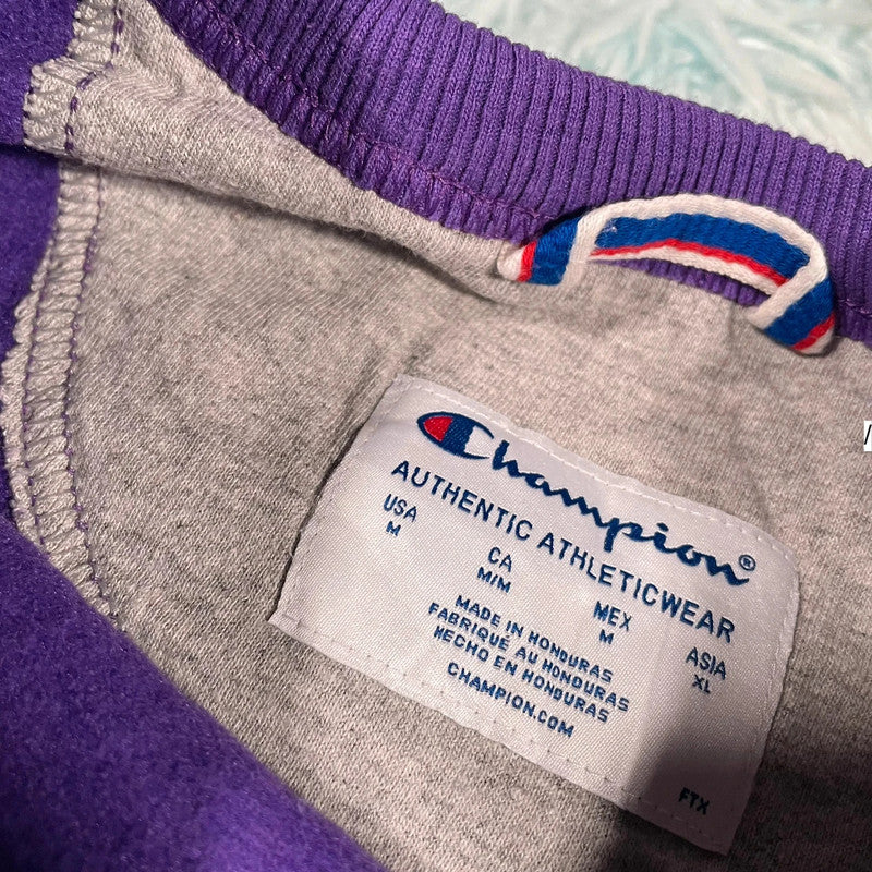 Purple Champion Sweatshirt Logo - Medium