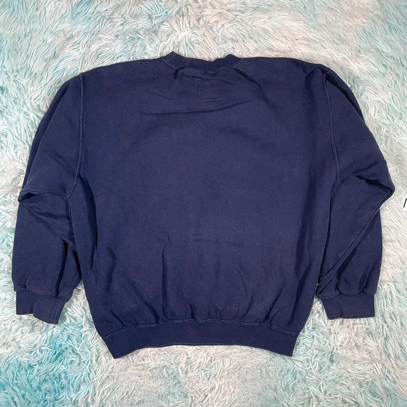 Vintage 90s Navy Nike Sweatshirt - Small