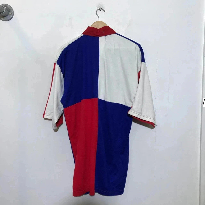 Vintage 2002 Colour Bloc Rugby Shirt BFB Tour - XL