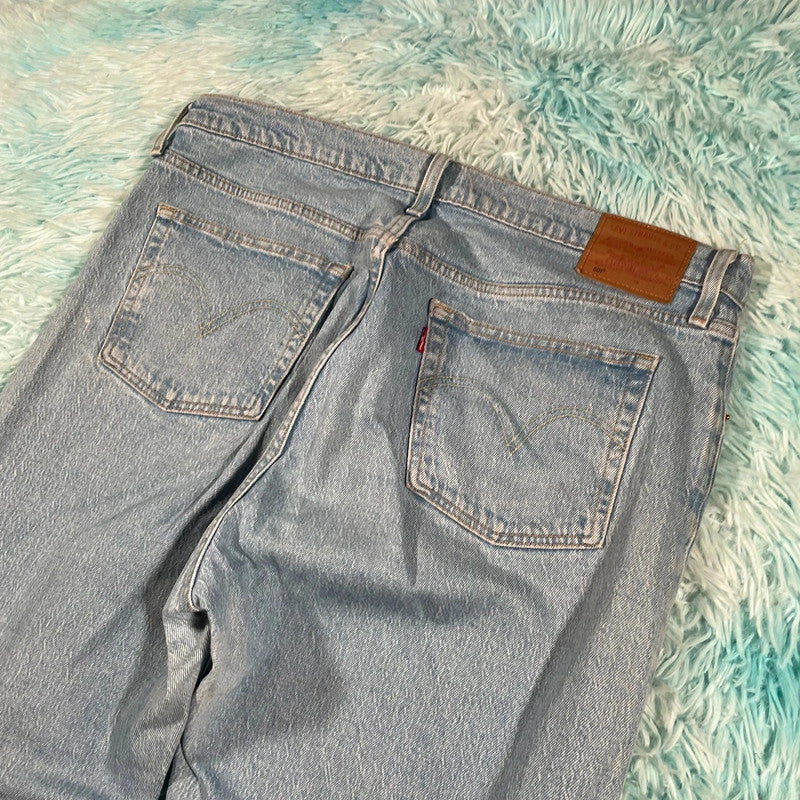 Light Blue Levi’s Jeans 501 Straight Leg - 34W 28L