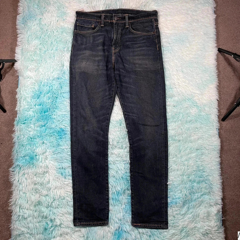 Navy Levi’s 522 Jeans Tapered Straight Leg - 32W 32L