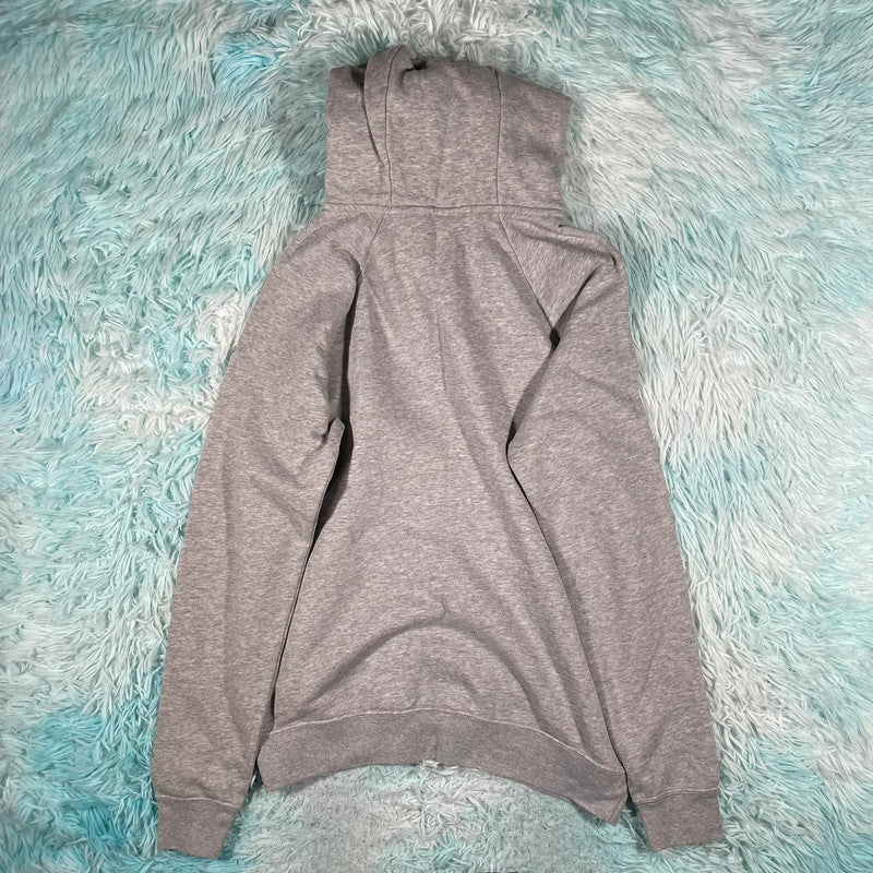 Grey Nike Hoodie Plain - Small