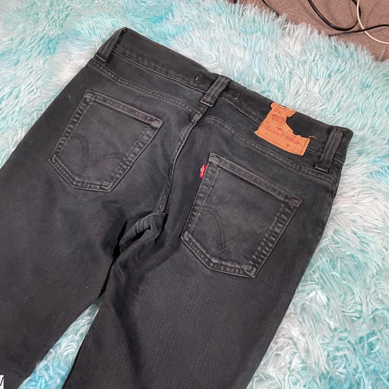 Vintage Black Levi’s 511 Jeans Slim Straight - 34W 32L