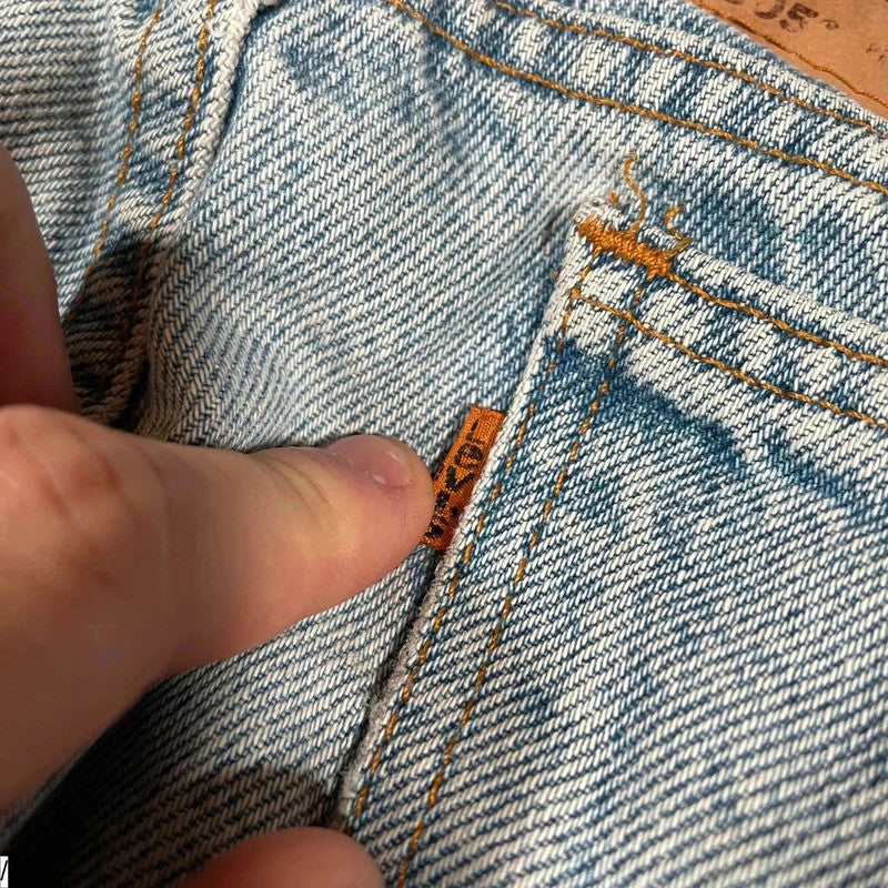Vintage 80s Levi’s 505 Jeans Straight Leg Orange Tab - 32W 34L