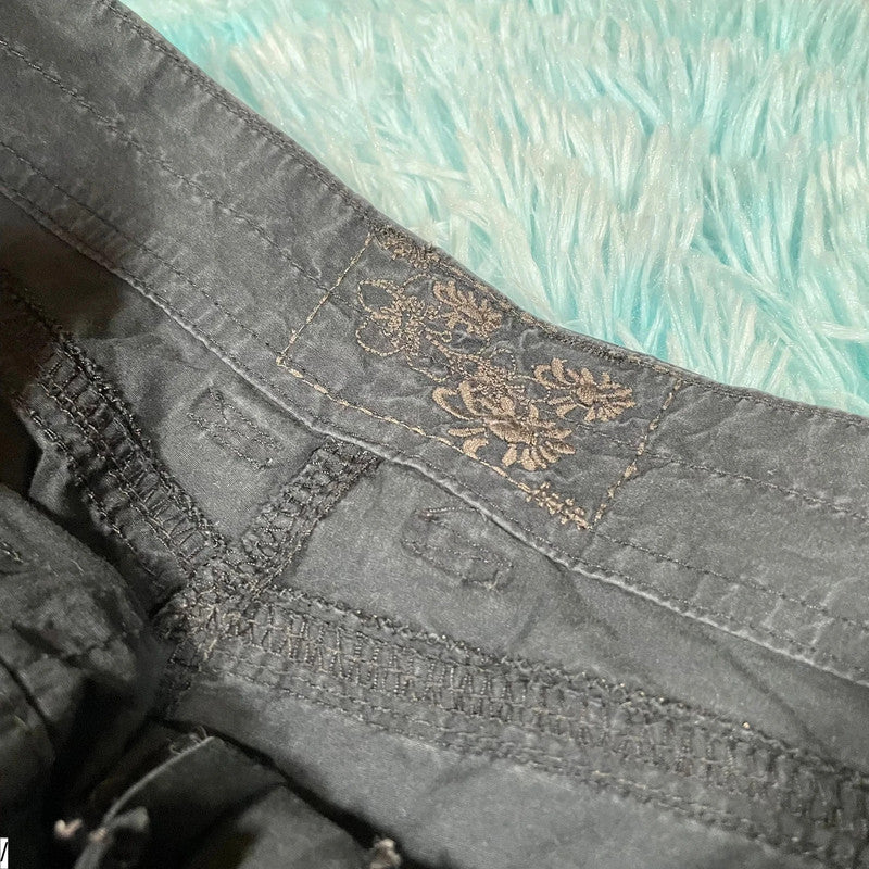 Vintage Black Cargo Trousers M&S - Size 14
