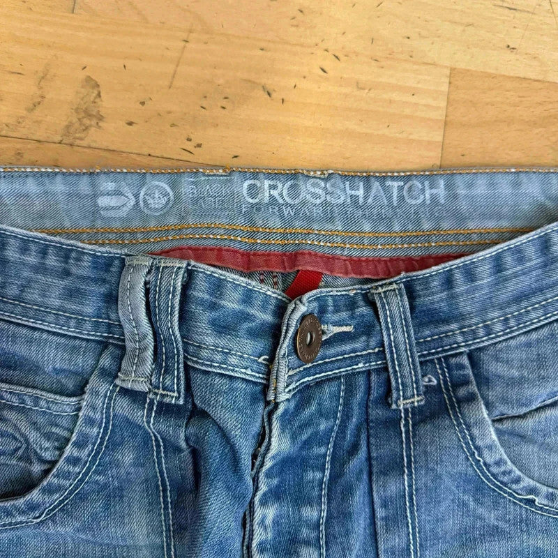 Vintage Y2K Crosshatch Jeans Skater - 30W 30L