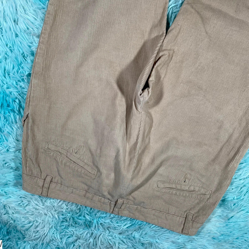 Beige Folk Corduroy Trousers - 36W