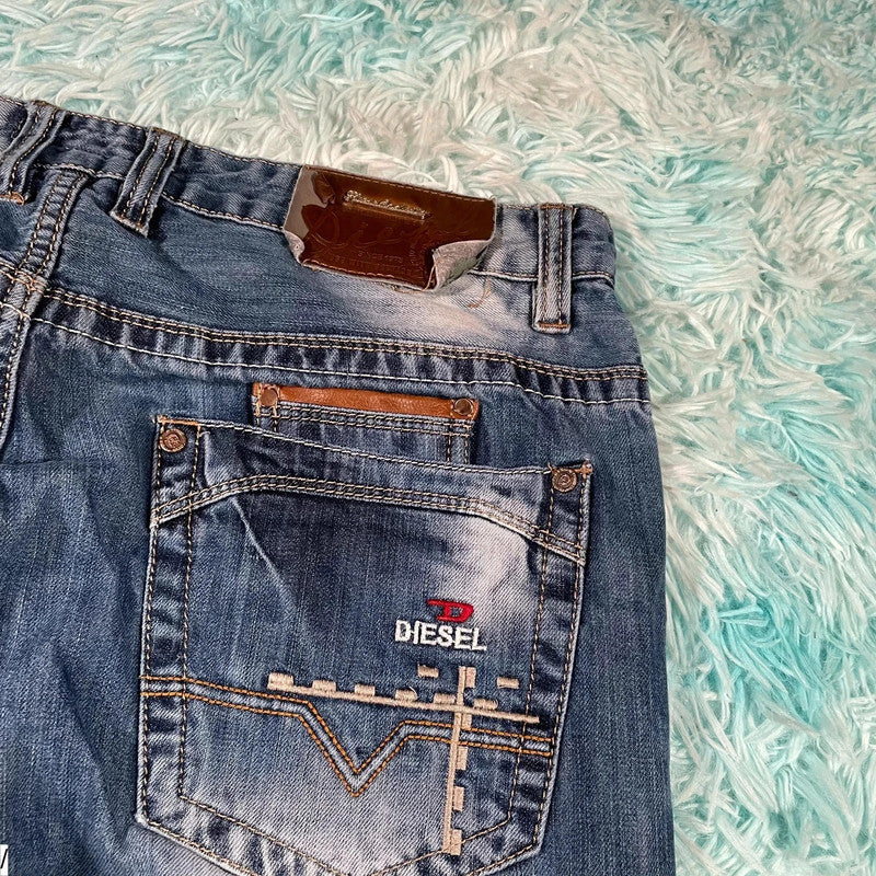 Vintage Y2K Blue Diesel Jeans - 36W 32L