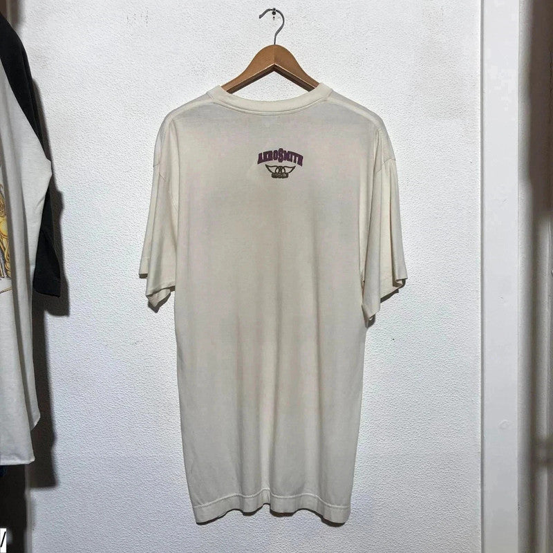 Vintage White Aerosmith Band T Shirt 1997 Get a Grip - XL