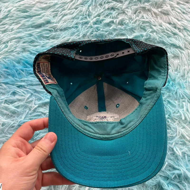 Vintage 90s Charlotte Hornets Starter Cap