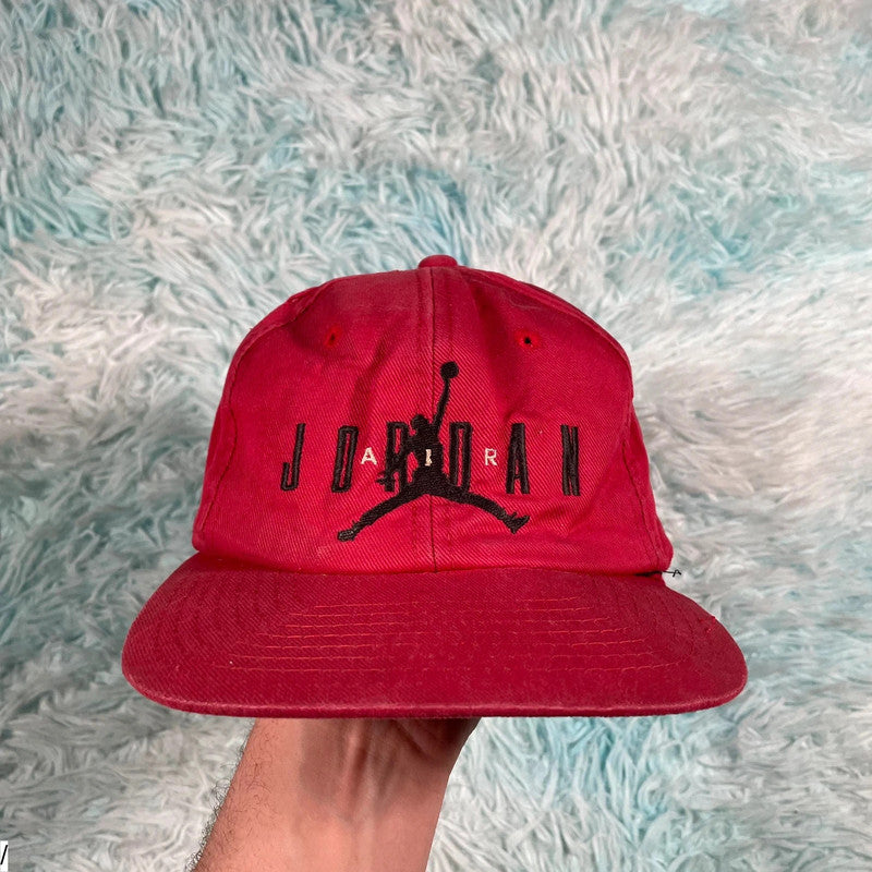 Vintage 90s Red Jordan Cap