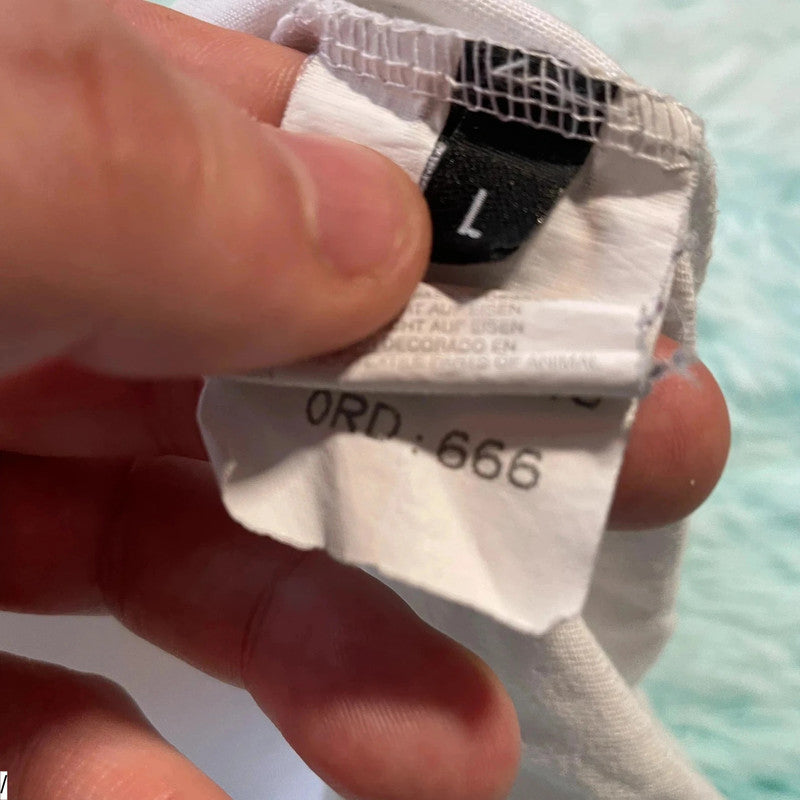 White Vetements Haute Couture T Shirt Spellout 2017