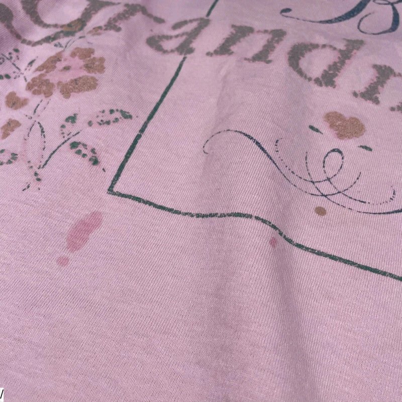 Vintage 80s Pink Grandma Graphic T Shirt - large