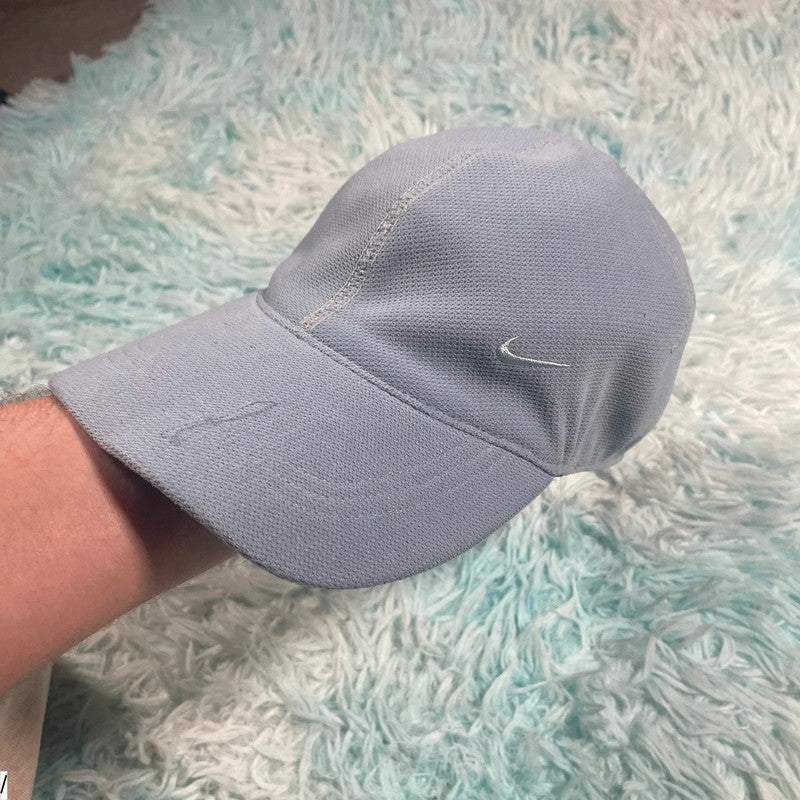 Vintage 90s Baby Blue Nike Cap - Small