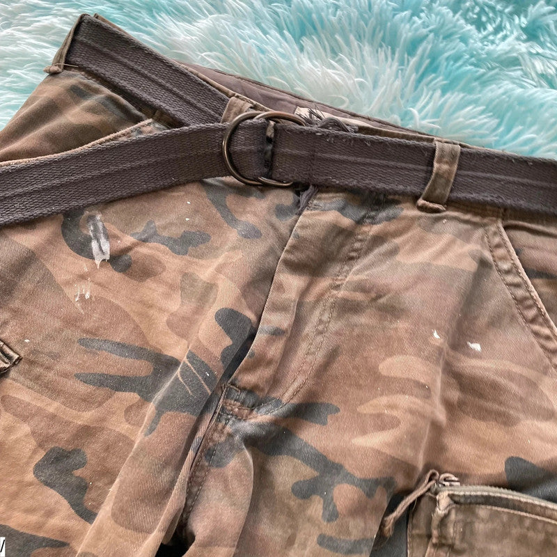 Vintage 00s Camo Abercrombie Army Cargo Pants - 31W 32L