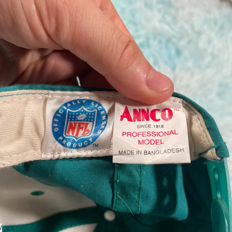 Vintage Turquoise Miami Dolphins Cap