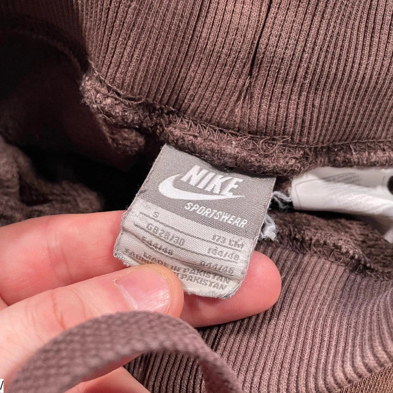 Vintage 00s Brown Nike Joggers Baggy - Small