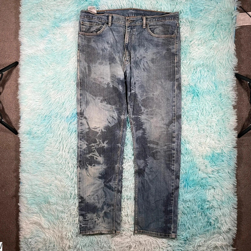 Vintage Levi’s 505 Jeans Straight Leg Bleach Dyed - 36W 32L