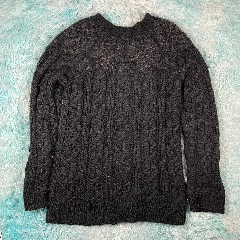 Grey AllSaints Handmade Knitted Cardigan - Mediun