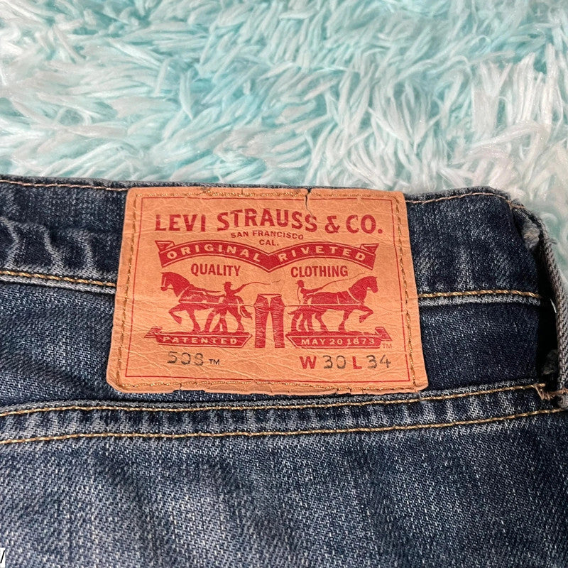 Blue Levi’s 508 Jeans Tapered Leg - 30W 34L