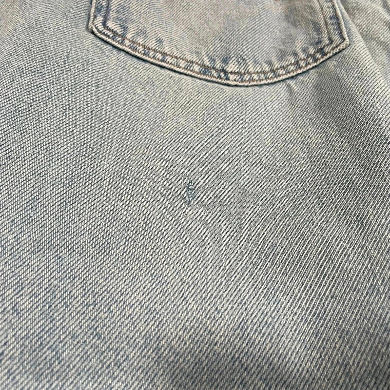 Blue Tommy Jeans Slim Boyfriend Cropped Jeans Taped - 30W 30L
