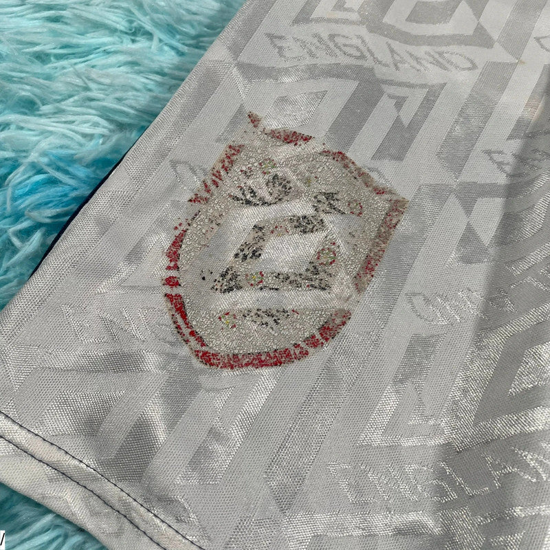 Vintage 90s England Umbro Football Shorts - Medium