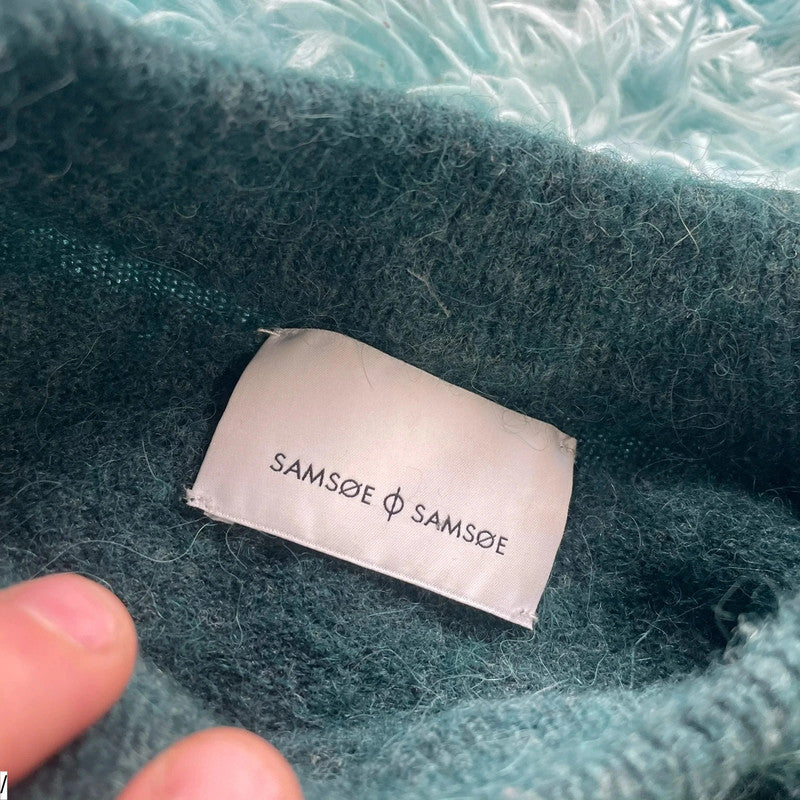 Deep Green Samsøe Samsøe Knitted Jumper - XS