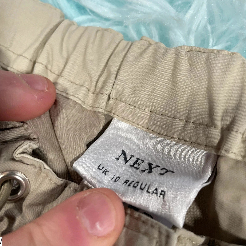 Vintage 00s Beige Next Tracksuit Bottoms - Size 10