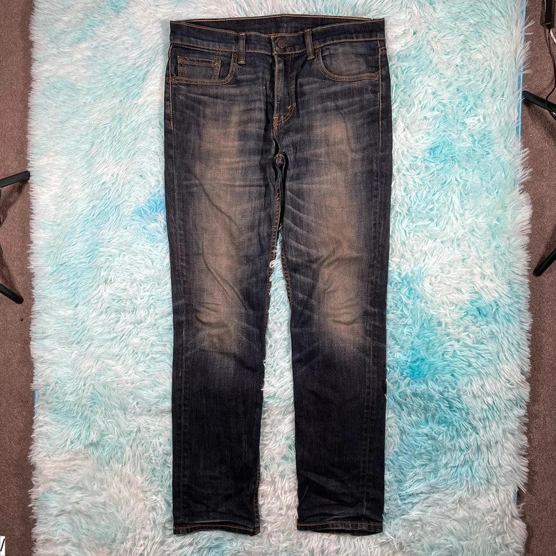 Navy Levi’s 511 Jeans Slim Straight Leg - 33W 32L