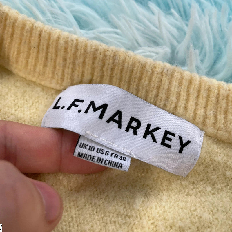 Yellow L.F. Markey Knitted Jumper - Size 10