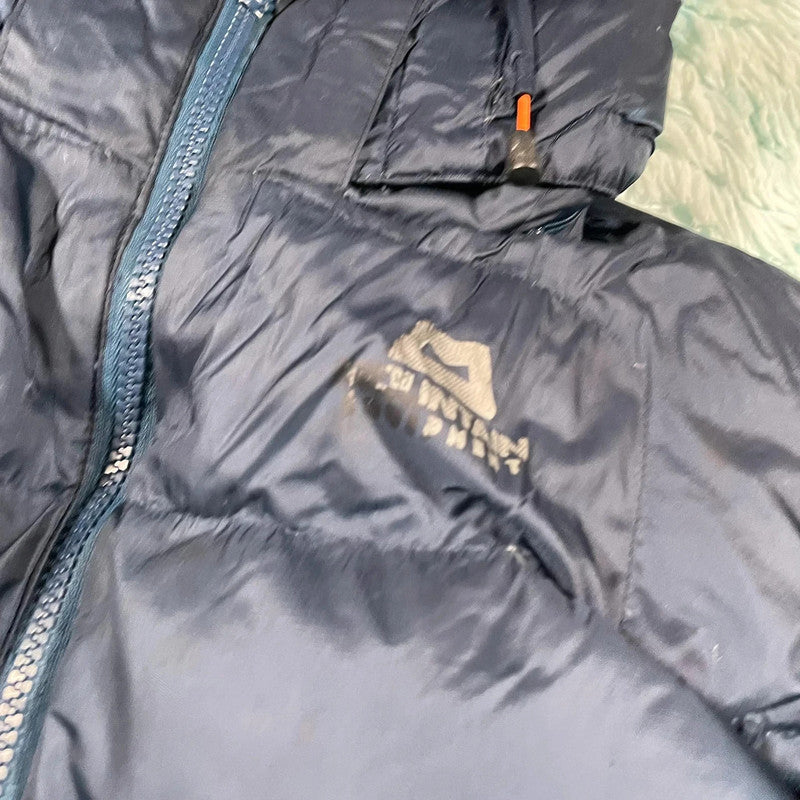Navy Mountain Equipment Down Puffer Jacket - Medium