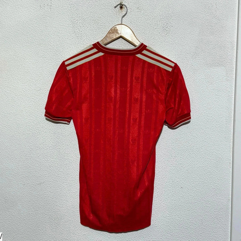 Vintage 1986 Liverpool Shirt Original Adidas Crown Paints - Small