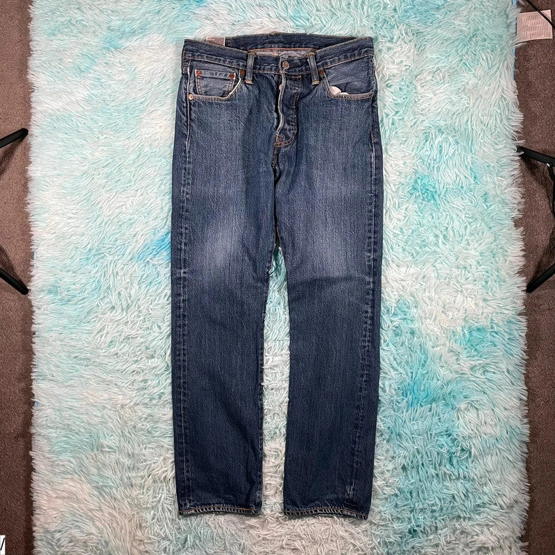 Blue Levi’s 501 Jeans Straight Leg - 30W 30L