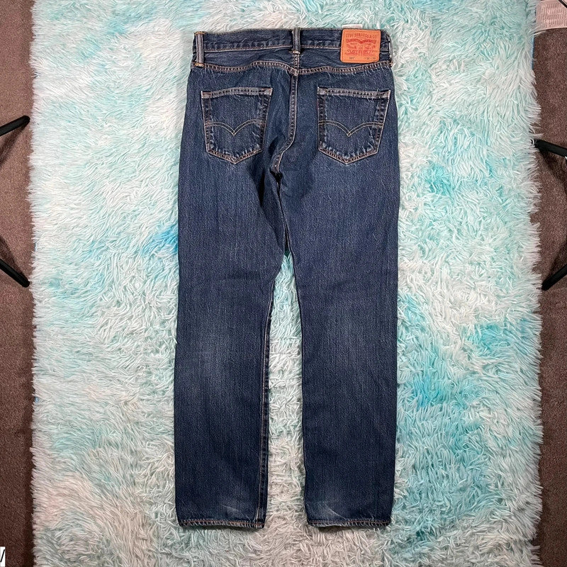 Blue Levi’s 501 Jeans Straight Leg - 30W 30L