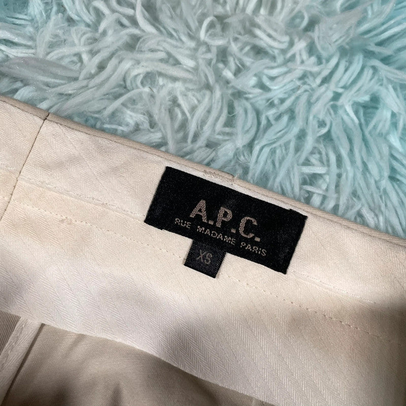 Beige A.P.C Chino Trousers - XS