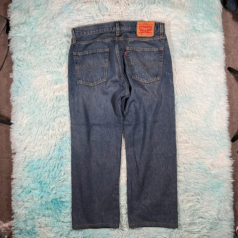 Blue Levi’s Jeans 555 Straight Leg - W32 L28