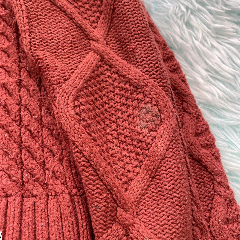 Vintage Red Parasuco Knitted Jumper - Small