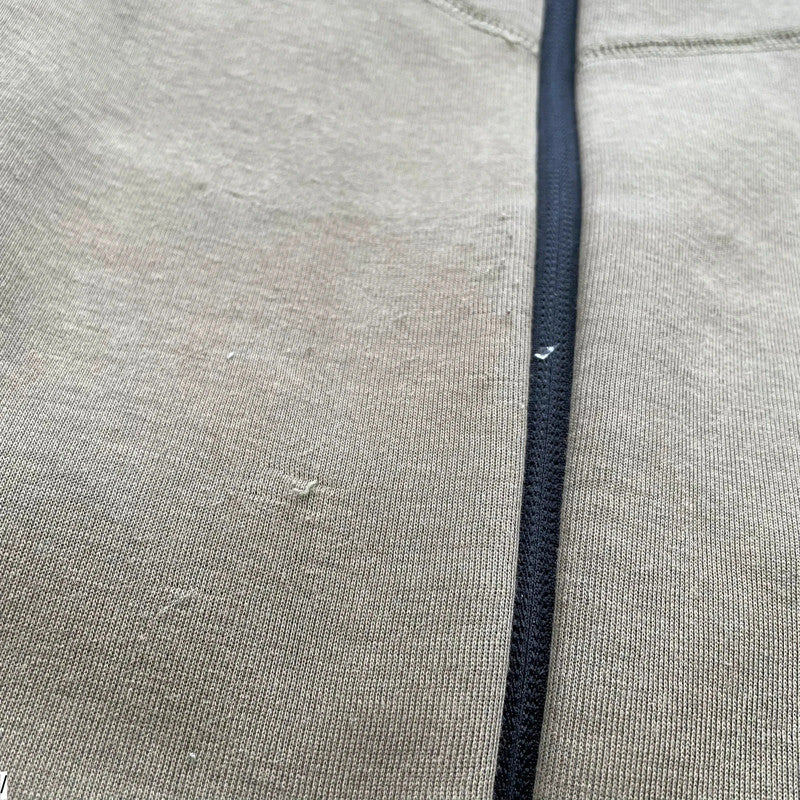 Khaki Nike Tech fleece Hoodie - Small