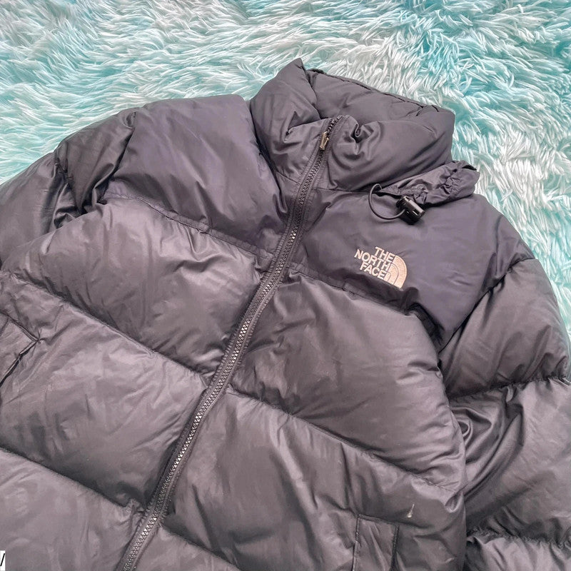 Black The North Face Nupste Puffer Jacket - Womens Medium